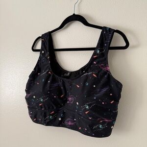 Torrid Black Galaxy Print Bikini Top